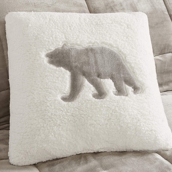 King Taupe Soft Plush Sherpa Comforter Sets - Picture 4 of 6